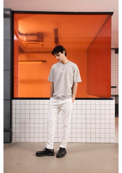 Bisiklet Yaka Garnili Modal Erkek T-Shirt fiyatları