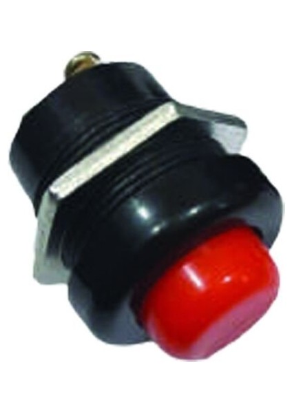 22MM Plastik Buton Kırmızı