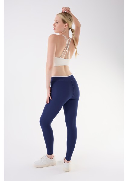 Imaj 489 Lacivert Renk Toparlayıcı ve Extra Esnek Etkili Normal Bel Tayt fırsatları