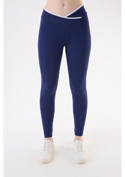 Imaj 489 Lacivert Renk Toparlayıcı ve Extra Esnek Etkili Normal Bel Tayt indirimleri