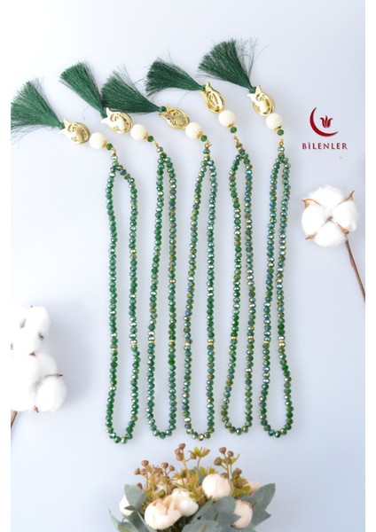 Hediyelik Mevlitlik Kristal Tesbih 99'lu Lale Imameli 1 Adet fırsatları
