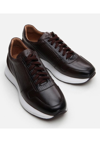 02AYH292410A480 Deri Kahve Erkek Spor Ayakkabı