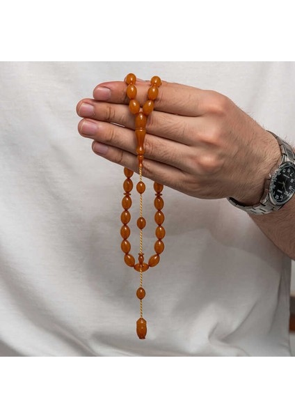 Sıkma Kehribar Tesbih (Bc-1dbba2)