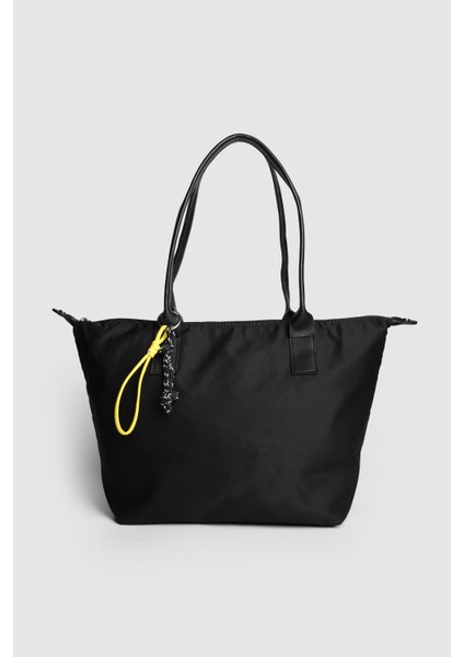 Kadın Muse Büyük Boy Paraşüt Kumaş Omuz Çantası Siyah fiyatları