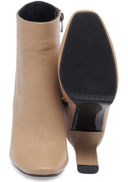 Vizon Hakiki Deri Kadın Klasik Bot - K23K1BT66935-A44