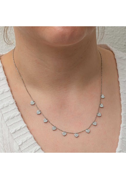 Gümüş Kalpli Şans Kadın Kolye (Bc-0ccce5) modelleri