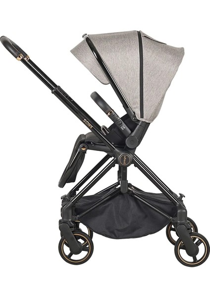 Mios Premium Travel Sistem Çift Yönlü Kompakt Katlanabilir Bebek Arabası Bej 2099 Bej