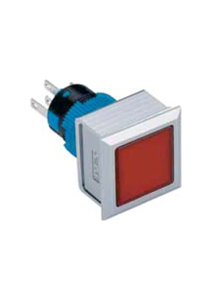 21X21 Kalıcı Anh. 5p LED Voltajı No/1nc 10V~24V ve 220V Kırmızı