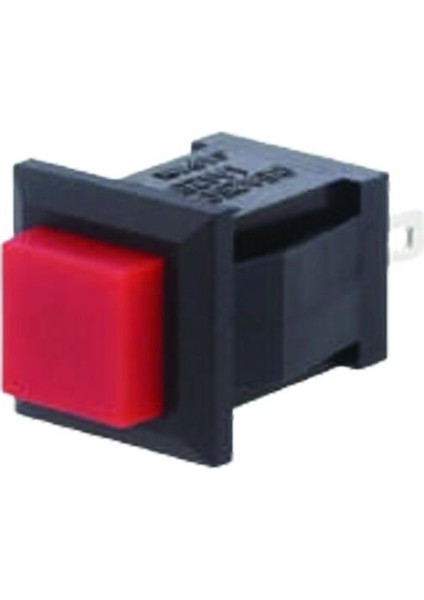 Kare Buton Kırmızı Yaylı Ters 2p