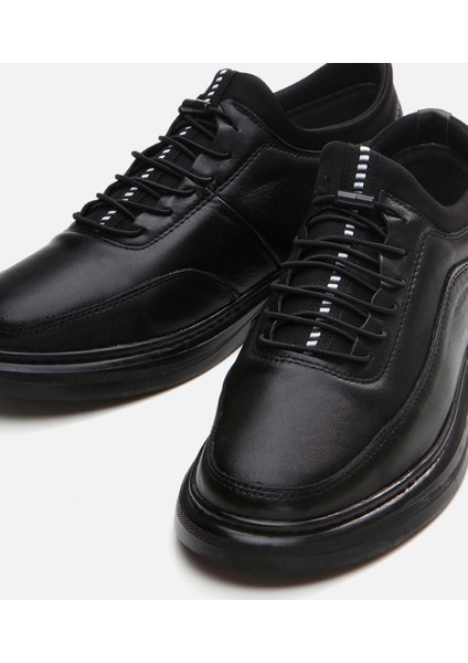 Erkek Deri Siyah Günlük Ayakkabı