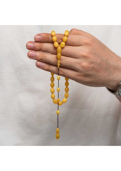 Sıkma Kehribar Tesbih (Bc-1dbba2)