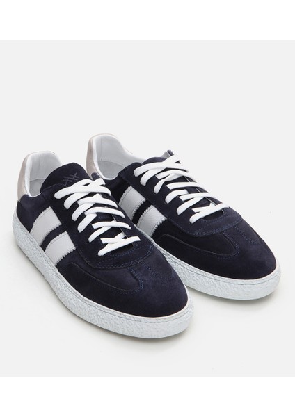 Erkek Deri Lacivert Günlük Ayakkabı