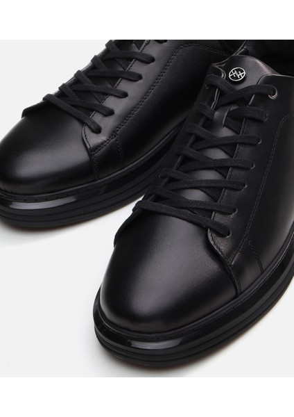 Erkek Deri Siyah Günlük Ayakkabı