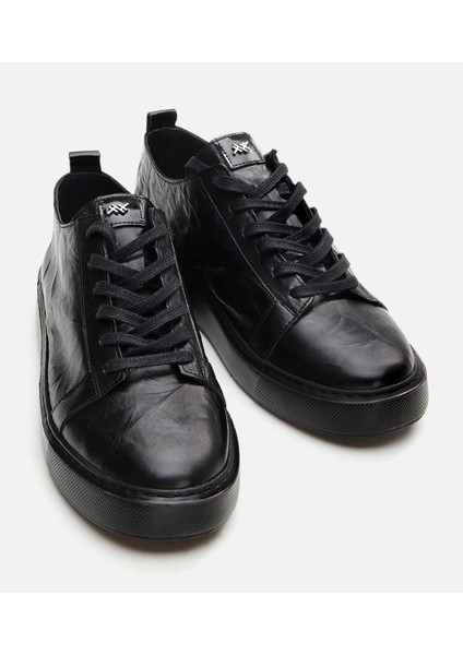 Erkek Deri Siyah Günlük Ayakkabı