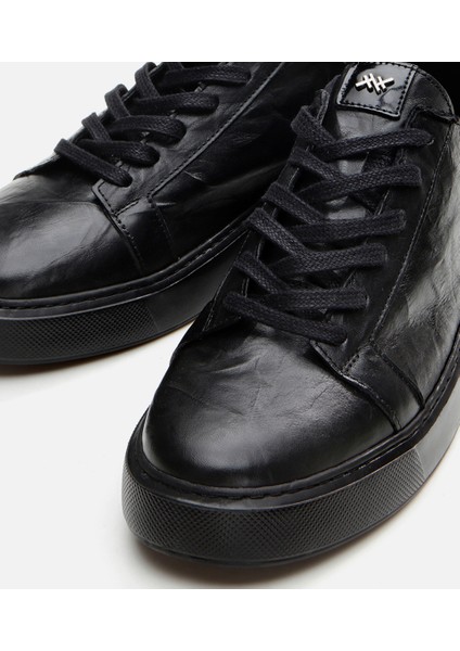 Erkek Deri Siyah Günlük Ayakkabı