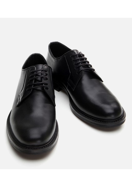 Erkek Deri Siyah Günlük Ayakkabı