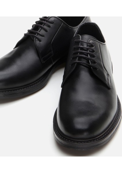 Erkek Deri Siyah Günlük Ayakkabı