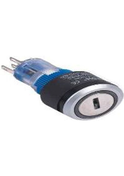 22MM Anahtarlı Buton Kalıcı Kırmızı