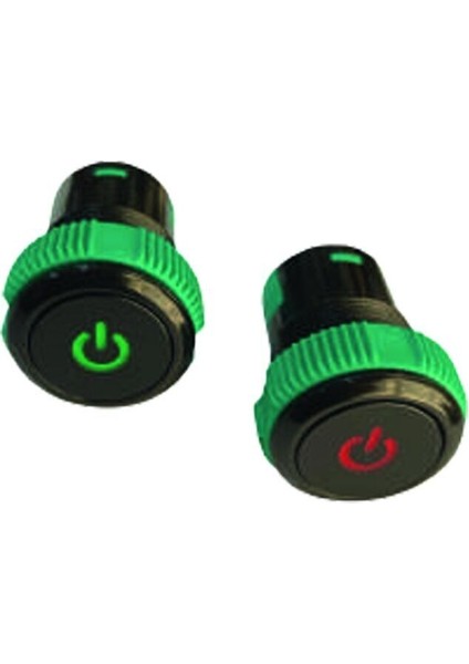 19 mm Ledli (Yaylı) 20AMPER 12V Yeşil