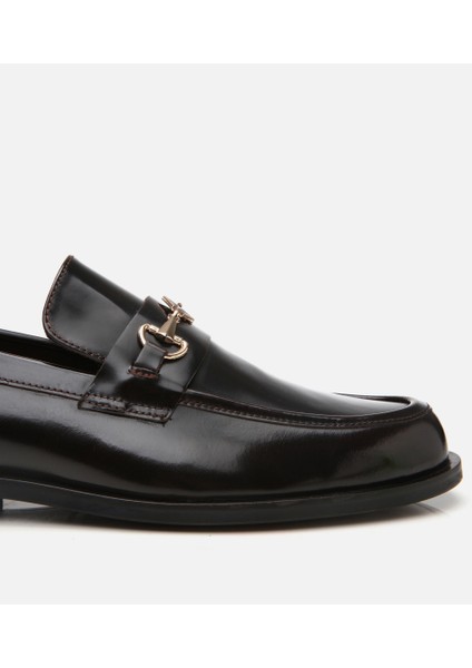 Masters 02ayh302600a780 Erkek Deri Bordo Toka Detaylı Klasik Loafer