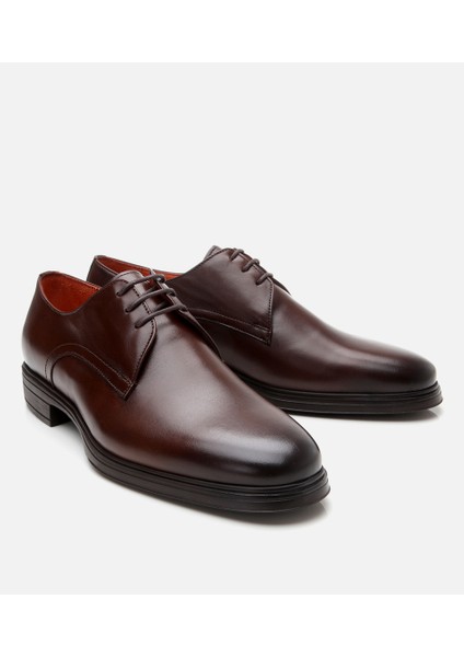 02AYH302830A480 ERKEK Deri Kahverengi Ultra Hafif Tabanlı Klasik Ayakkabı