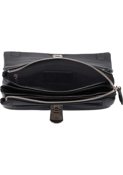 Siyah Hakiki Deri Erkek Portföy Çantası - S1PC00021230-A6L