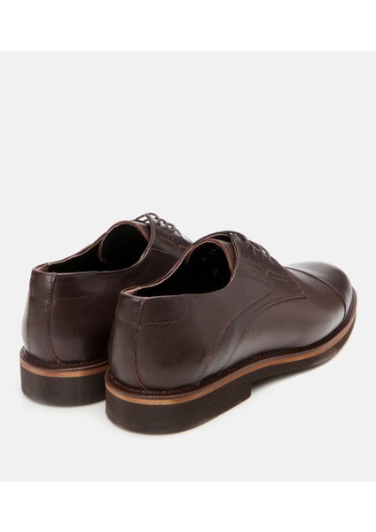02AYH302960A480 Deri Kahve Erkek Günlük Ayakkabı