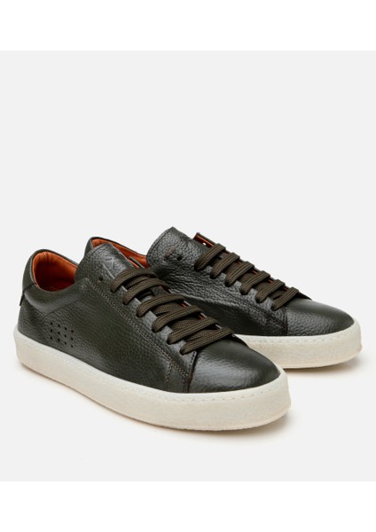 02AYH303020A860 ERKEK Deri Yeşil Günlük Ayakkabı