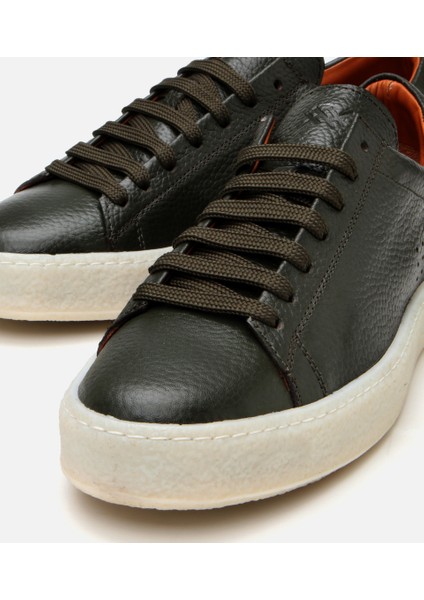 02AYH303020A860 ERKEK Deri Yeşil Günlük Ayakkabı