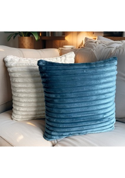 Ikili Kadife Yastık - Yumuşak ve Şık Dekoratif Yastık