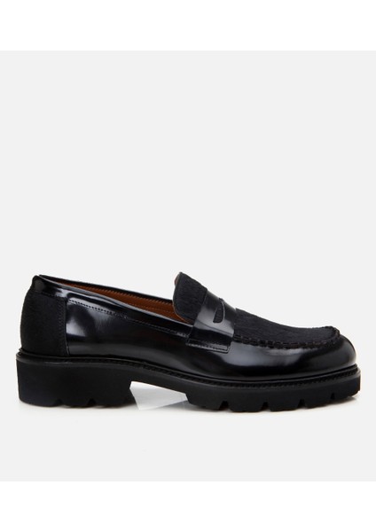 02AYH298010A100 Siyah Erkek Loafer