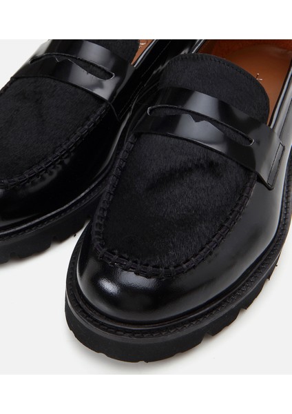 02AYH298010A100 Siyah Erkek Loafer