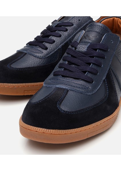 02AYH303420A680 ERKEK Süet Deri Lacivert Spor Ayakkabı