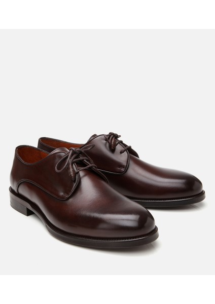 Erkek Deri Kahverengi Klasik Ayakkabı