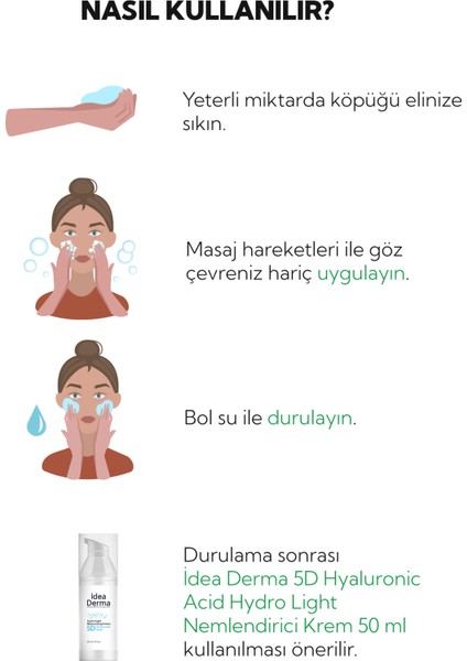 Idea Derma Salisilik Asit Yüz Yıkama Köpüğü 100 ml indirimleri