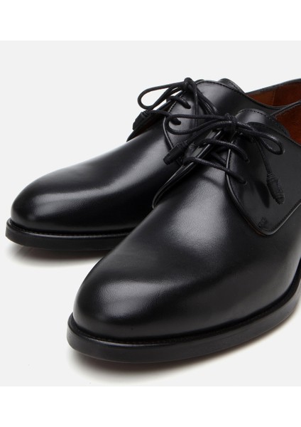 02AYH303160A100 ERKEK Deri Siyah Klasik Ayakkabı