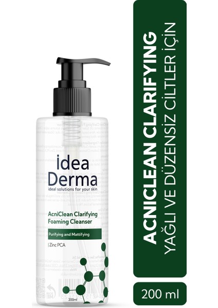 Idea Derma Acniclean Clarifying Foaming Cleanser 200 ml