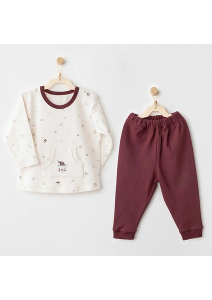 AC26184 My 1 St Wardrobe 2`li Takım Bordo
