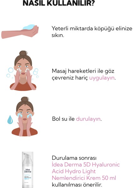 Idea Derma Hassas Cilt Yüz Temizleme Köpüğü 100 ml indirimleri