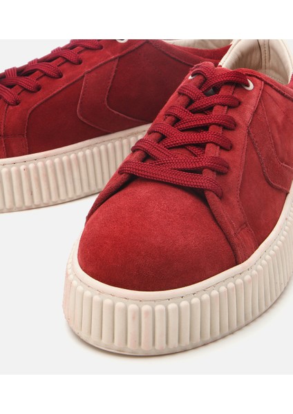 02AYH305110A780 ERKEK Süet Deri Kırmızı Günlük Ayakkabı