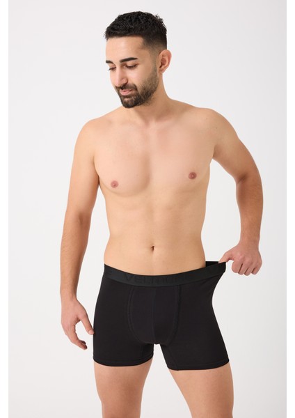 Erkek Boxer 3’lı Kutu Yumuşak Pamuk Sıkmayan Bel Lastikli (Beden S - 5xl) fiyatları