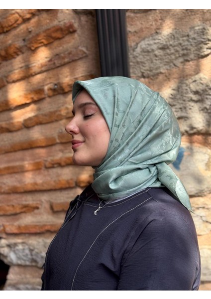 Kazayağı Desen Ipeksi Jakar Eşarp