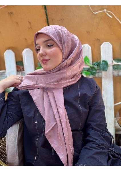 Kazayağı Desen Ipeksi Jakar Eşarp