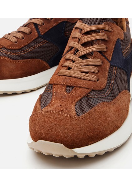 02AYH305300A376 ERKEK Süet Deri Taba Ultra Hafif Tabanlı Spor Ayakkabı