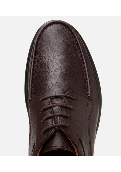 02AYH305400A480 ERKEK Deri Kahverengi Rahat Günlük Ayakkabı