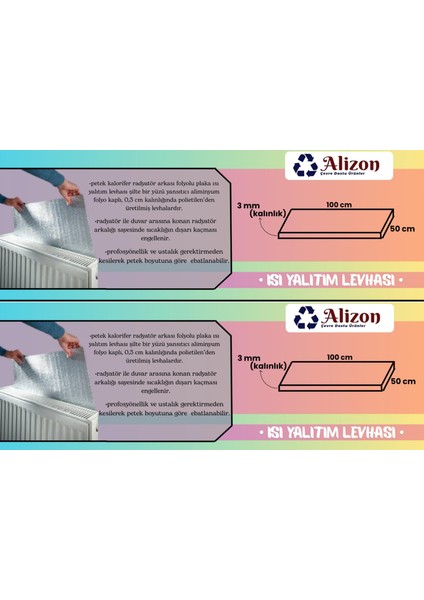 3 mm Kalınlığında Petek, Radyatör Arkası Folyo Plaka Kalorifer Soba Arkalığı Isı Yalıtım Levhası modelleri