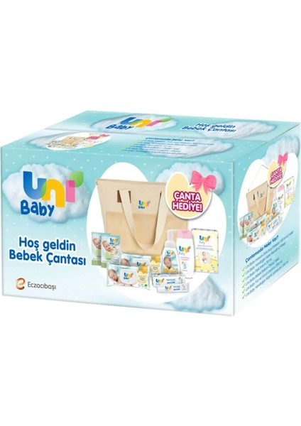 Uni Baby Yenidoğan Hoşgeldin Bebek Bakım Çanta Seti