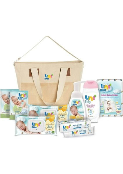 Uni Baby Yenidoğan Hoşgeldin Bebek Bakım Çanta Seti fiyatları