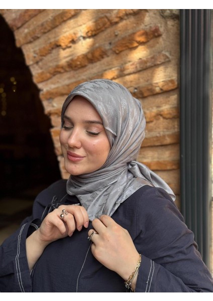 Kazayağı Desen Ipeksi Jakar Eşarp
