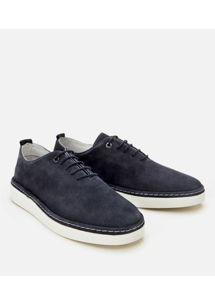 02AYH305750A680 Deri Lacivert Erkek Günlük Ayakkabı